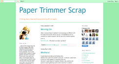 Desktop Screenshot of papertrimmerscrap.blogspot.com