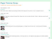 Tablet Screenshot of papertrimmerscrap.blogspot.com