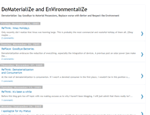 Tablet Screenshot of dematerialize.blogspot.com
