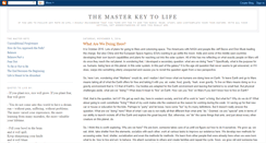 Desktop Screenshot of masterkeytolife.blogspot.com