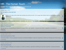 Tablet Screenshot of hr-thehumantouch.blogspot.com