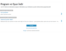 Tablet Screenshot of programveoyunindir.blogspot.com