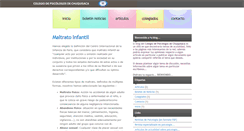 Desktop Screenshot of colegiopsicologoschuquisaca.blogspot.com