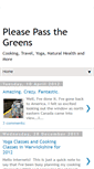 Mobile Screenshot of pleasepassthegreens.blogspot.com