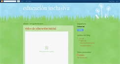 Desktop Screenshot of aleida-educacininclusiva.blogspot.com