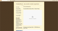 Desktop Screenshot of countryroots-countryroots.blogspot.com