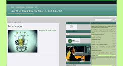 Desktop Screenshot of bertesinellacalcio.blogspot.com