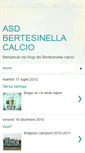 Mobile Screenshot of bertesinellacalcio.blogspot.com