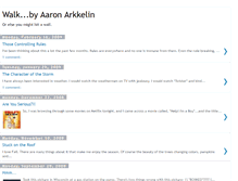 Tablet Screenshot of aaronarkkelin.blogspot.com