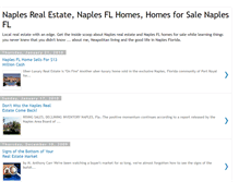 Tablet Screenshot of naplesflrealestateforsale.blogspot.com