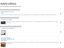 Tablet Screenshot of boletinpuntocritico.blogspot.com