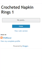 Mobile Screenshot of crochetednapkinrings1.blogspot.com