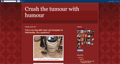 Desktop Screenshot of crushthetumourwithhumour.blogspot.com