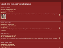 Tablet Screenshot of crushthetumourwithhumour.blogspot.com