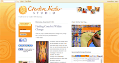 Desktop Screenshot of creativenectar.blogspot.com