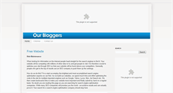 Desktop Screenshot of our-bloggers.blogspot.com