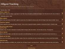 Tablet Screenshot of diligentteaching.blogspot.com