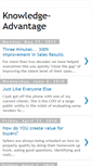 Mobile Screenshot of knowledge-advantage.blogspot.com