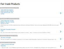 Tablet Screenshot of fairtradeproducts.blogspot.com