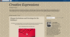Desktop Screenshot of creative-expressionsblog.blogspot.com