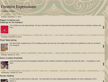 Tablet Screenshot of creative-expressionsblog.blogspot.com