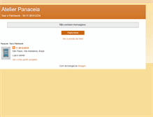 Tablet Screenshot of lojapanaceia.blogspot.com