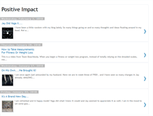 Tablet Screenshot of positiveimpactfitness.blogspot.com