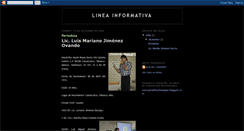 Desktop Screenshot of lineainformativa.blogspot.com