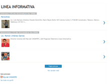 Tablet Screenshot of lineainformativa.blogspot.com