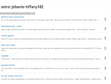 Tablet Screenshot of ostre-jebanie-tiffany182.blogspot.com