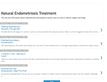 Tablet Screenshot of endometriosis-help.blogspot.com