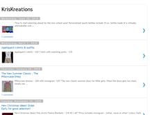 Tablet Screenshot of kriskreations1.blogspot.com