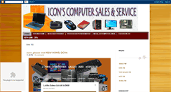 Desktop Screenshot of iconscomputersalesnservices.blogspot.com