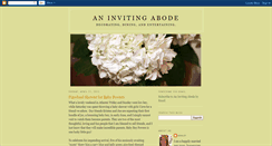 Desktop Screenshot of invitingabode.blogspot.com
