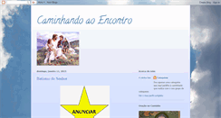 Desktop Screenshot of caminhandoaoencontro.blogspot.com