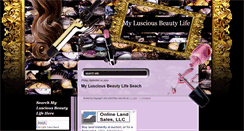 Desktop Screenshot of mylusciousbeautylife.blogspot.com