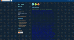 Desktop Screenshot of knowyourhood.blogspot.com