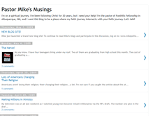Tablet Screenshot of pastormikesmusings.blogspot.com