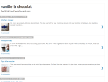 Tablet Screenshot of chocolat-vanille.blogspot.com