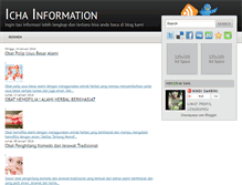 Tablet Screenshot of ichamonicainformation.blogspot.com