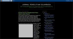 Desktop Screenshot of jurnalpenelitianolahraga.blogspot.com