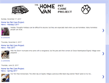 Tablet Screenshot of homevanpetcareproject.blogspot.com