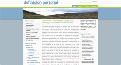 Desktop Screenshot of definicionpersonal.blogspot.com