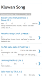 Mobile Screenshot of kluwansong.blogspot.com