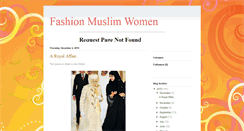 Desktop Screenshot of fashionmuslimwomen.blogspot.com