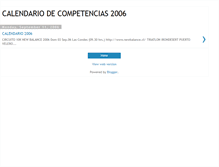 Tablet Screenshot of calendariodecompetencias.blogspot.com