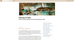 Desktop Screenshot of havasu--falls.blogspot.com