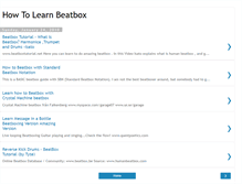 Tablet Screenshot of how-to-learn-beatbox.blogspot.com