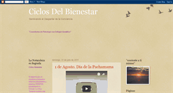 Desktop Screenshot of ciclosdelbienestar.blogspot.com