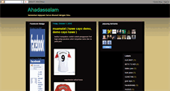 Desktop Screenshot of ahadassalam.blogspot.com